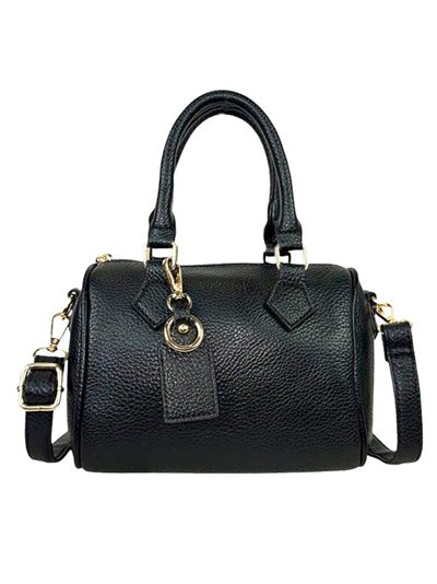 Mini bolso bowling negro