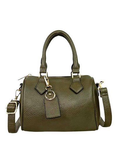 Mini bowling bag verde-olivo