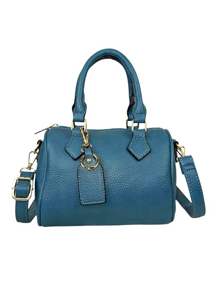 Mini bowling bag azul-vaquero