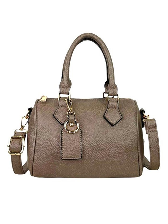 Mini bowling bag taupe