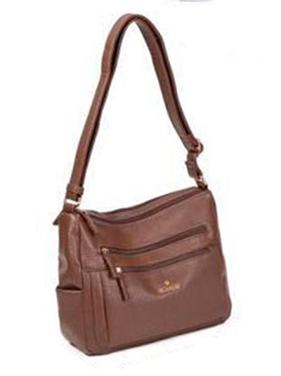 Crossbody bag with zip