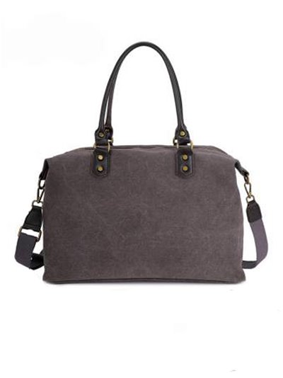 Contrast canvas citybag