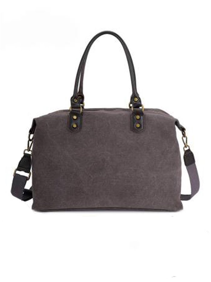 Contrast canvas citybag