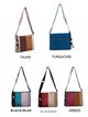 Nylon contrast crossbody bag