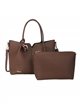 2 pieces Contrast tote bag + crossbody bag