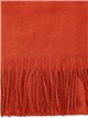 Soft-touch scarf with fringing teja