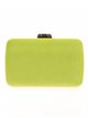 Suede effect clutch lima