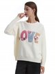 Oversized teddy LOVE sweater