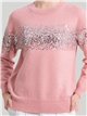 Sweater with sequins