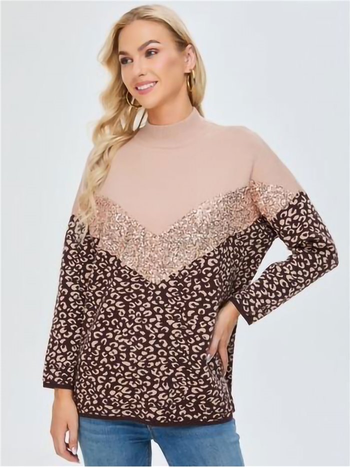 Jersey amplio animal print