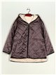 Sherpa lined reversible jacket purple (M-XXL)