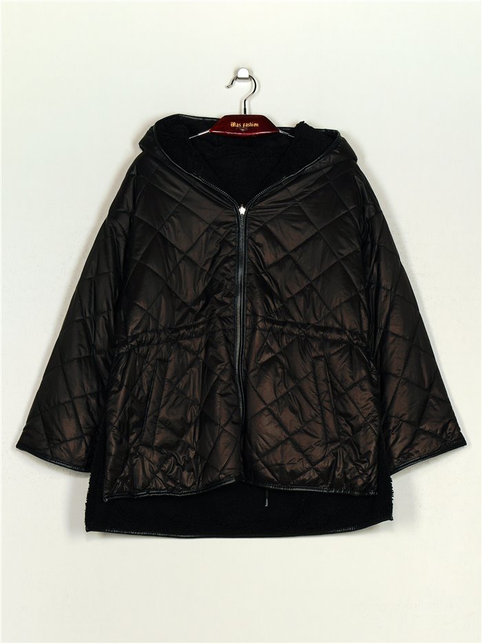 Sherpa lined reversible jacket black (M-XXL)