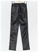 Faux leather high waist trousers negro (XS-XXL)