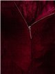 Faux leather faux fur waistcoat with hood fuschia (M-XXL)