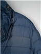 Reversible faux fur anorak with hood haze-blue (42-50)