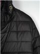 Reversible faux fur anorak with hood black (42-50)