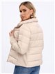 Chaqueta combinada ultra ligera beige (40-48)