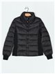 Quilted down puffer jacket black (40-48)