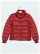 Quilted down puffer jacket dk.red (40-48)