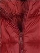 Quilted down puffer jacket dk.red (40-48)