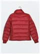 Quilted down puffer jacket dk.red (40-48)