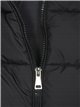 Anorak corto cuello pelo black (M-L-XL-XXL)