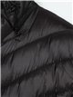 Anorak metalizado capucha black (40-50)