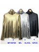 Roll neck metallic thread t-shirt (M/L-XL/XXL)