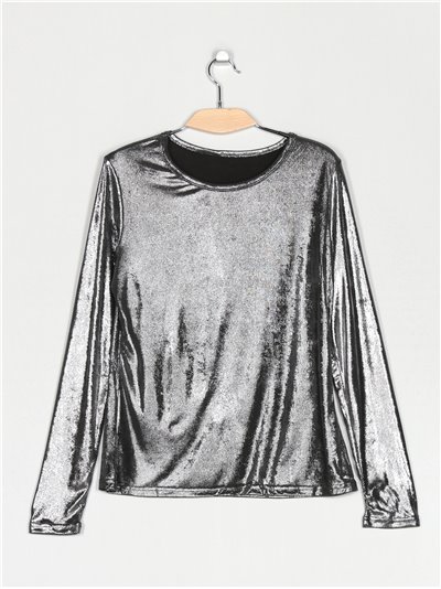 Metallic thread t-shirt (M/L-XL/XXL)