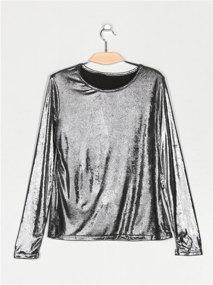 Metallic thread t-shirt (M/L-XL/XXL)