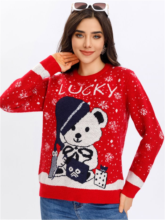 Christmas bear sweater (S/M-L/XL)