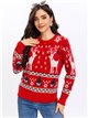 Christmas reindeer sweater (S/M-L/XL)