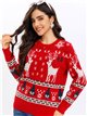 Christmas reindeer sweater (S/M-L/XL)