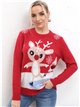 Christmas reindeer sweater (S/M-L/XL)