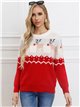 Christmas reindeer sweater (S/M-L/XL)