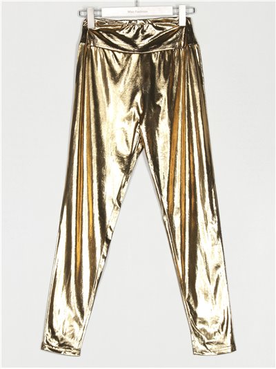 High waist metallic thread leggings (M-L-XL)