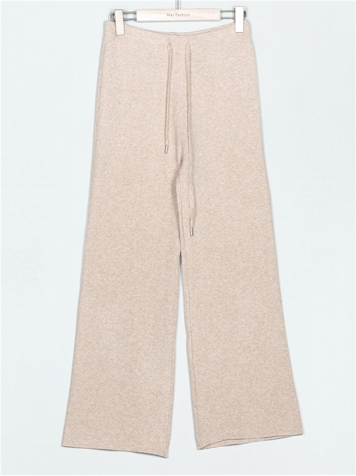 Straight knit trousers (M/L-L/XL)