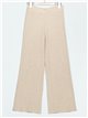 Ribbed straight knit trousers (M/L-L/XL)