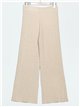 Ribbed straight knit trousers (M/L-L/XL)