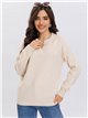 Soft sweater with lace (S/M-L/XL)