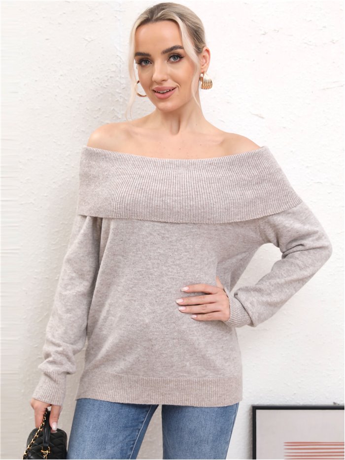 Strapless soft sweater (S/M-L/XL)