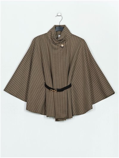 Belted striped cape verde-militar