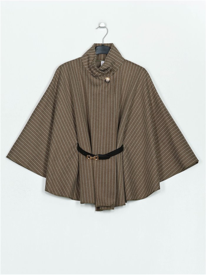 Belted striped cape verde-militar