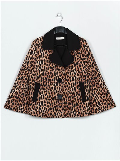 Chaqueta leopardo neopreno leopardo