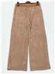 Straight corduroy trousers camel