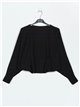 Soft cardigan negro