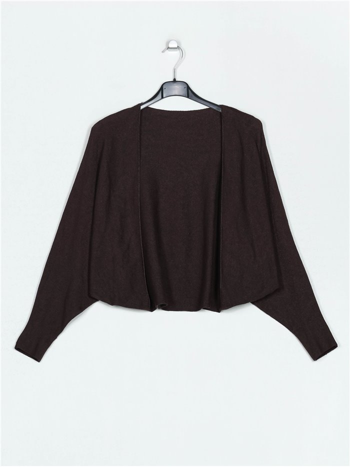 Soft cardigan marron