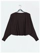 Soft cardigan marron