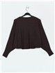 Soft cardigan marron