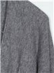 Soft cardigan gris